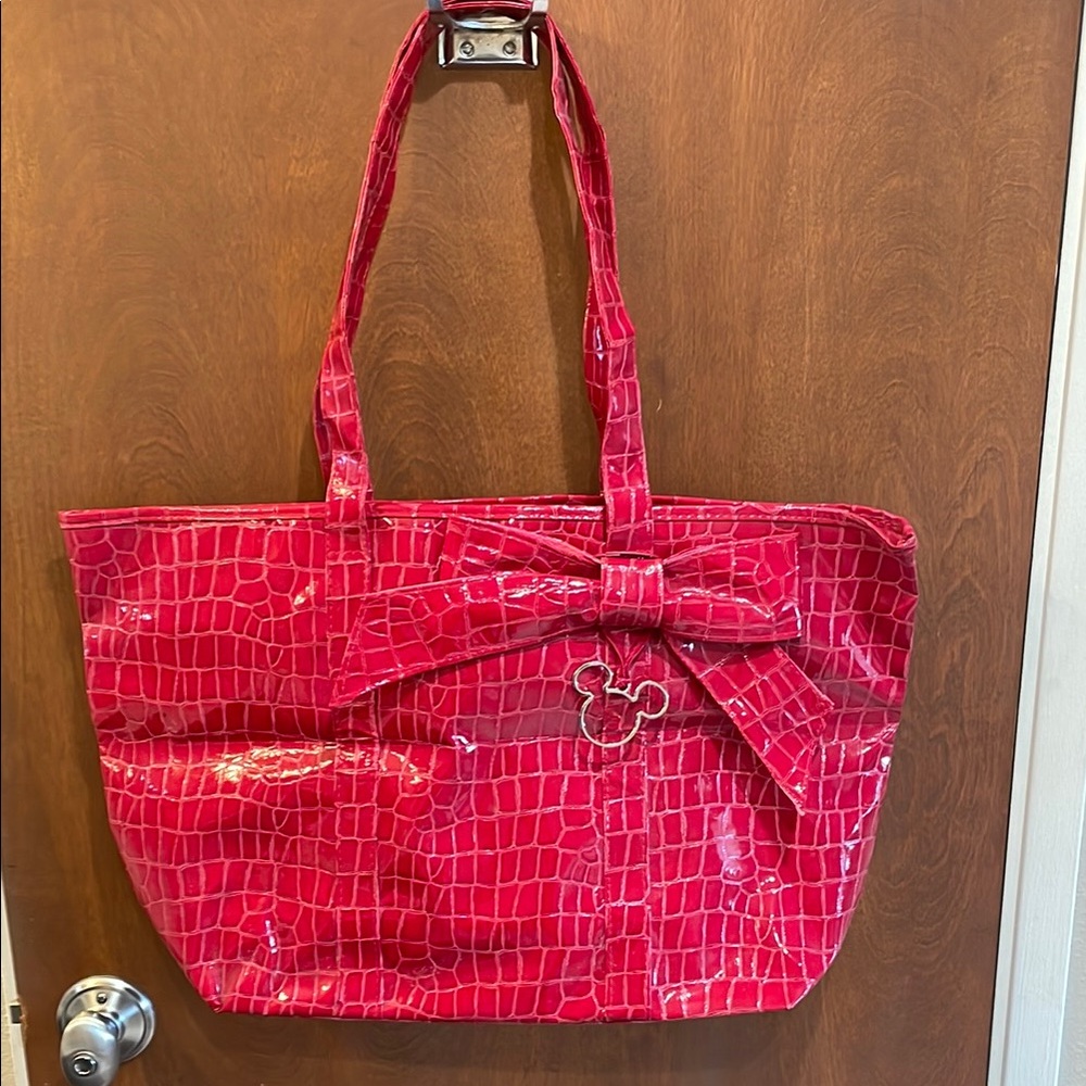 Disney Red Tote Bag with Bow